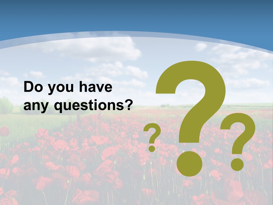 Multi Colored Beauty In Nature Sky PowerPoint Template