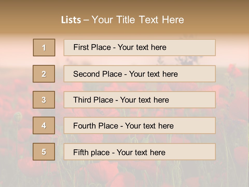 Leaf Rural Landscape PowerPoint Template