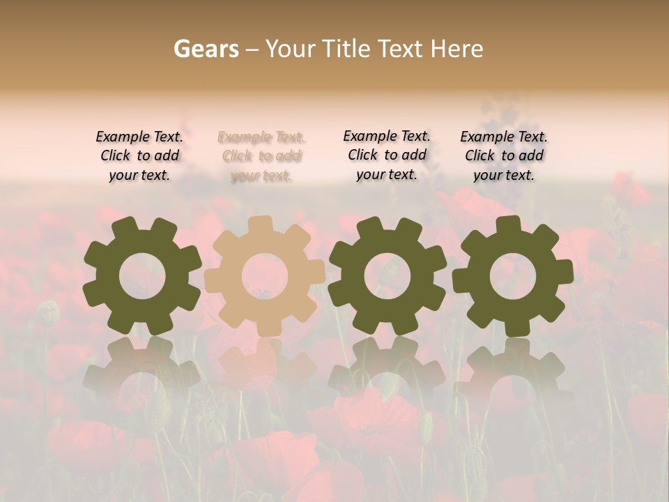 Leaf Rural Landscape PowerPoint Template