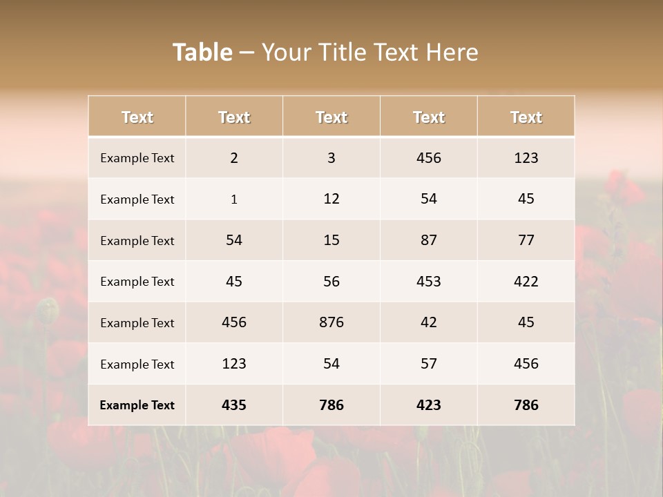 Leaf Rural Landscape PowerPoint Template