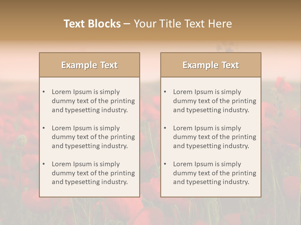 Leaf Rural Landscape PowerPoint Template