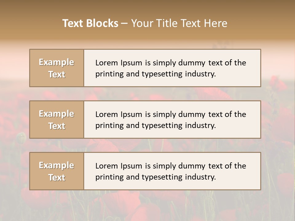 Leaf Rural Landscape PowerPoint Template
