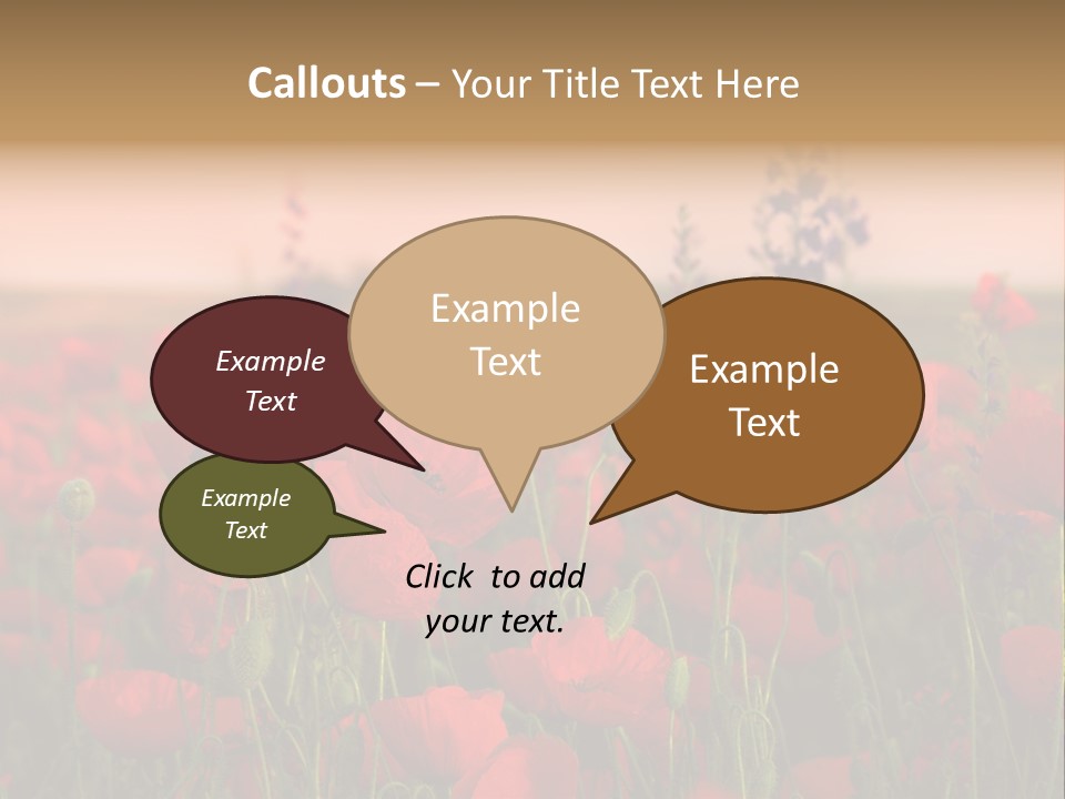 Leaf Rural Landscape PowerPoint Template
