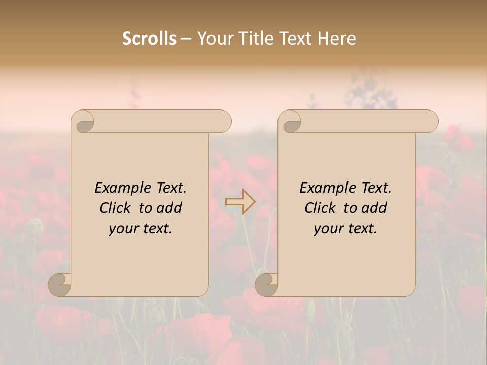 Leaf Rural Landscape PowerPoint Template