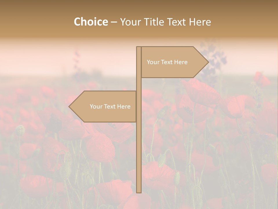 Leaf Rural Landscape PowerPoint Template