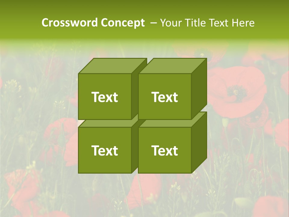 Landscape Sunrise Grass PowerPoint Template