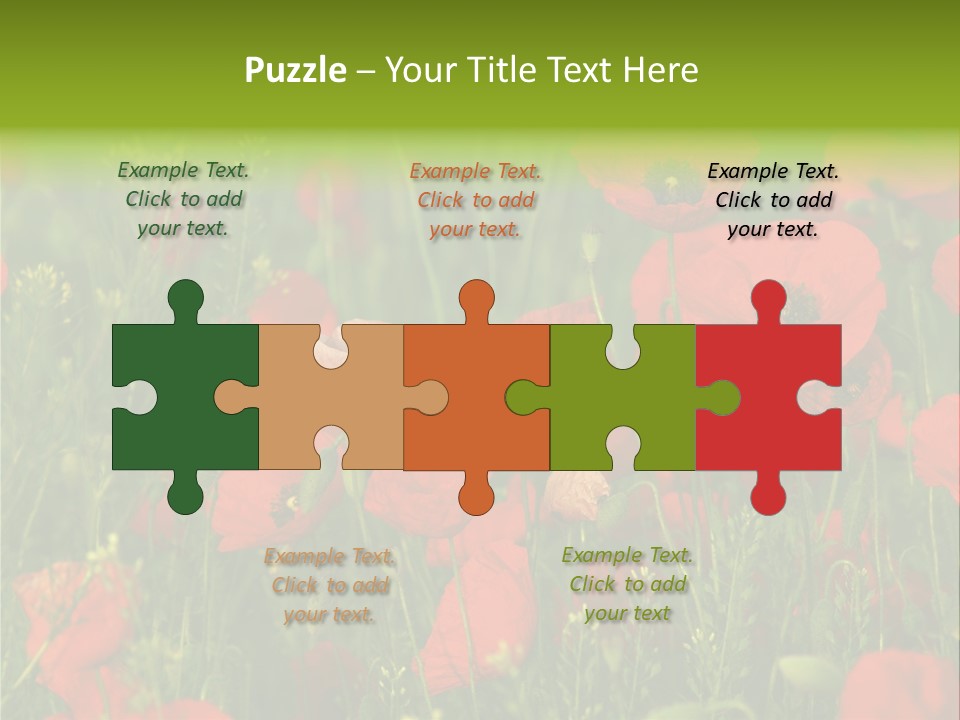 Landscape Sunrise Grass PowerPoint Template