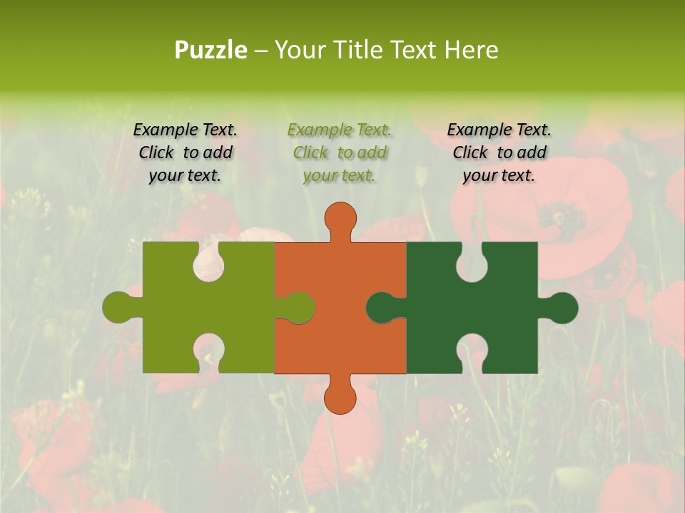 Landscape Sunrise Grass PowerPoint Template