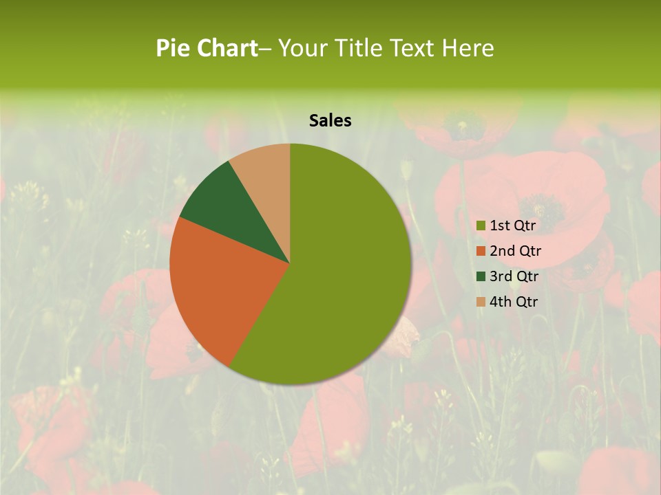 Landscape Sunrise Grass PowerPoint Template