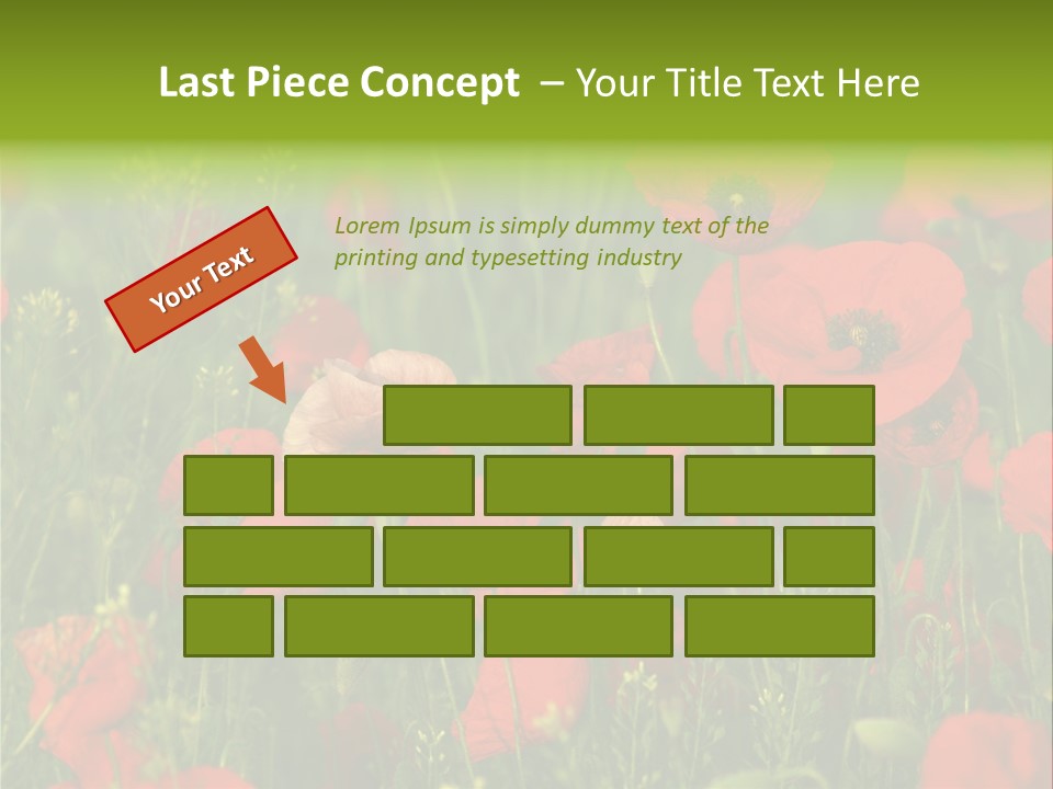 Landscape Sunrise Grass PowerPoint Template