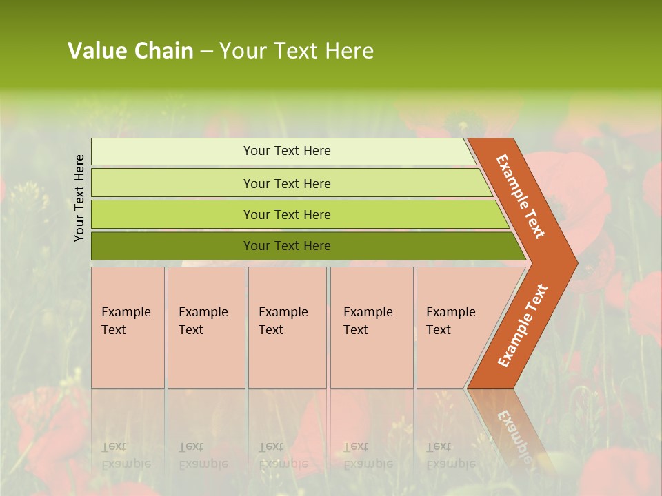 Landscape Sunrise Grass PowerPoint Template