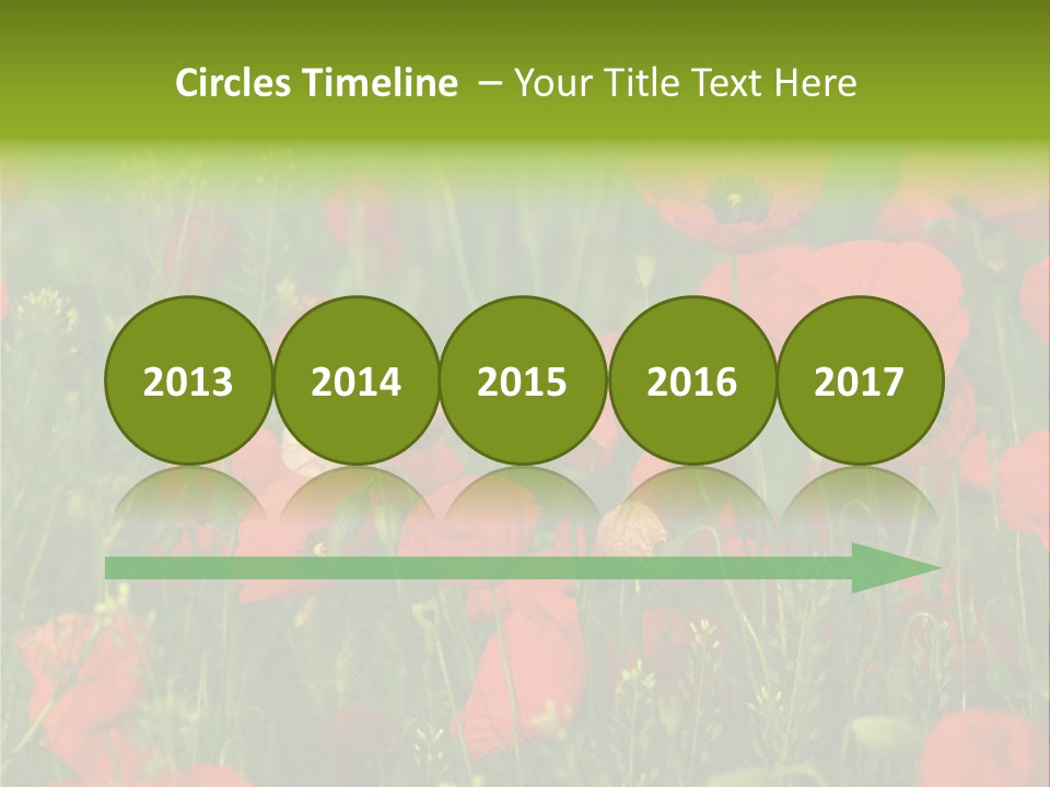 Landscape Sunrise Grass PowerPoint Template