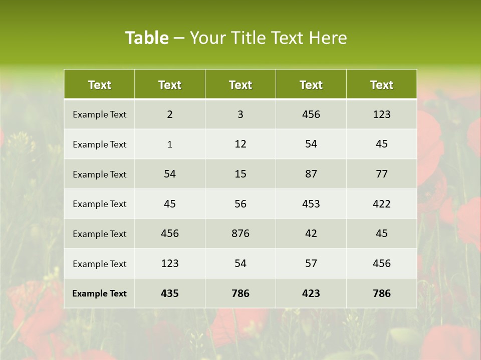 Landscape Sunrise Grass PowerPoint Template