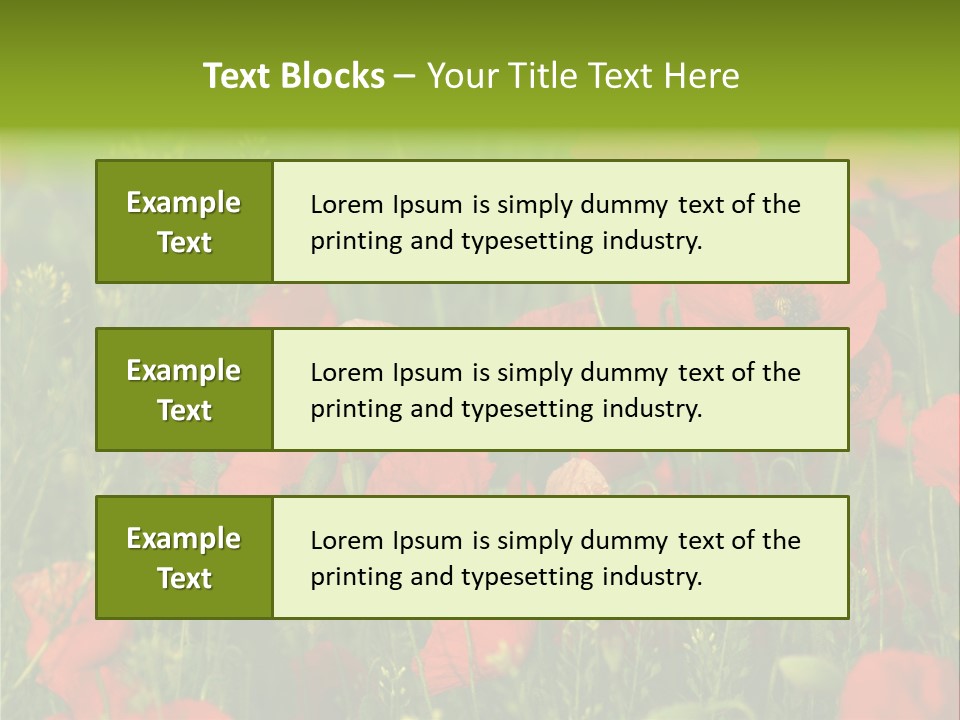 Landscape Sunrise Grass PowerPoint Template
