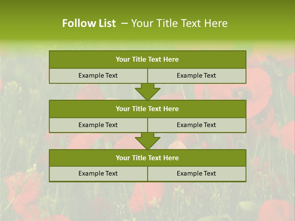 Landscape Sunrise Grass PowerPoint Template