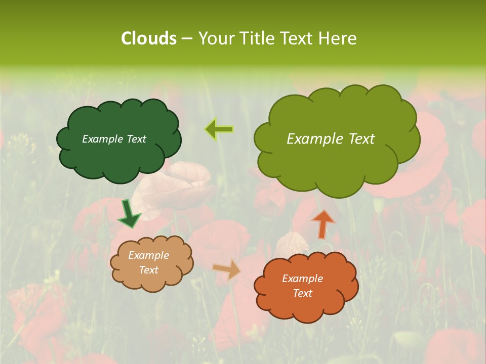 Landscape Sunrise Grass PowerPoint Template