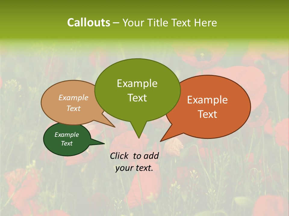 Landscape Sunrise Grass PowerPoint Template