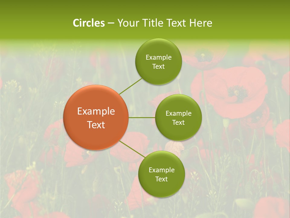 Landscape Sunrise Grass PowerPoint Template