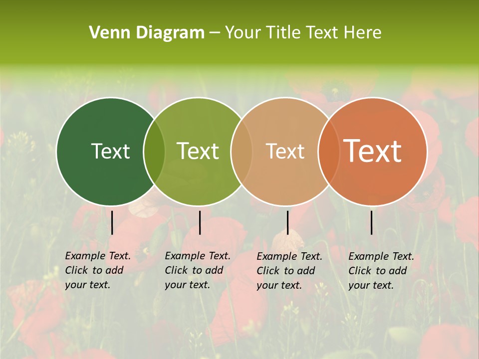 Landscape Sunrise Grass PowerPoint Template