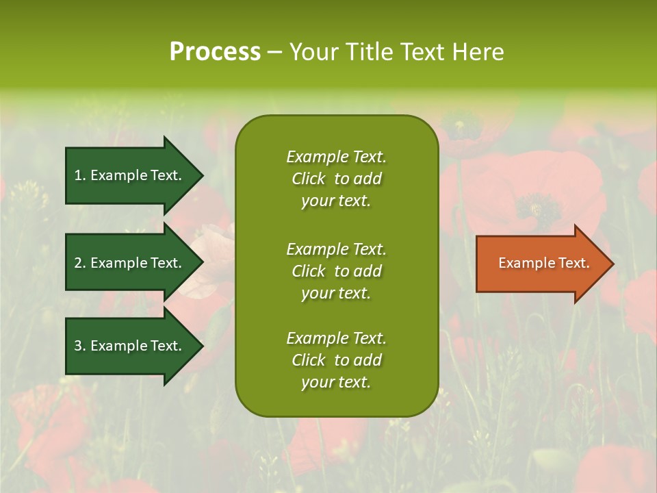 Landscape Sunrise Grass PowerPoint Template