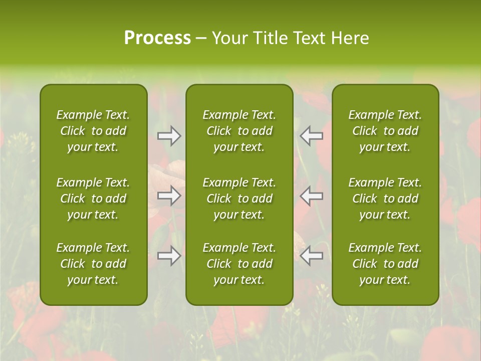 Landscape Sunrise Grass PowerPoint Template