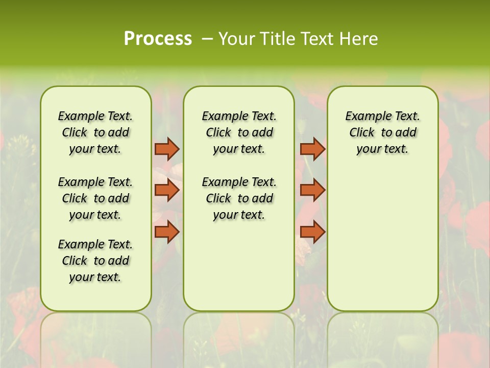 Landscape Sunrise Grass PowerPoint Template