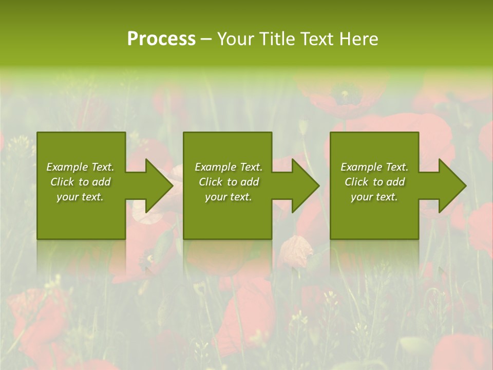 Landscape Sunrise Grass PowerPoint Template