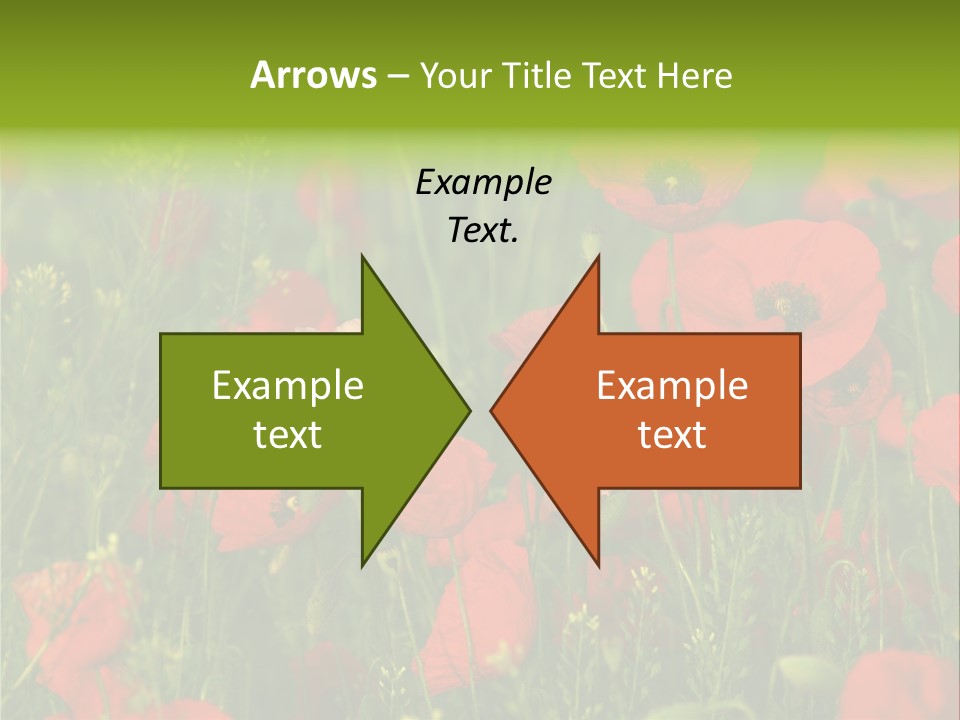 Landscape Sunrise Grass PowerPoint Template
