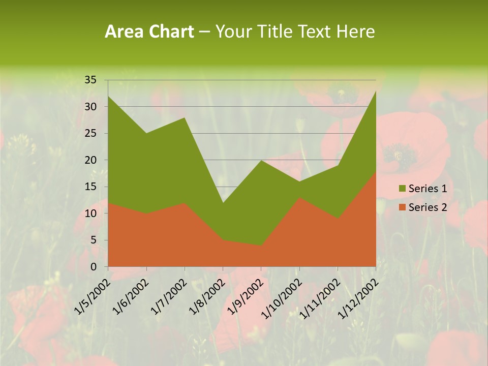 Landscape Sunrise Grass PowerPoint Template