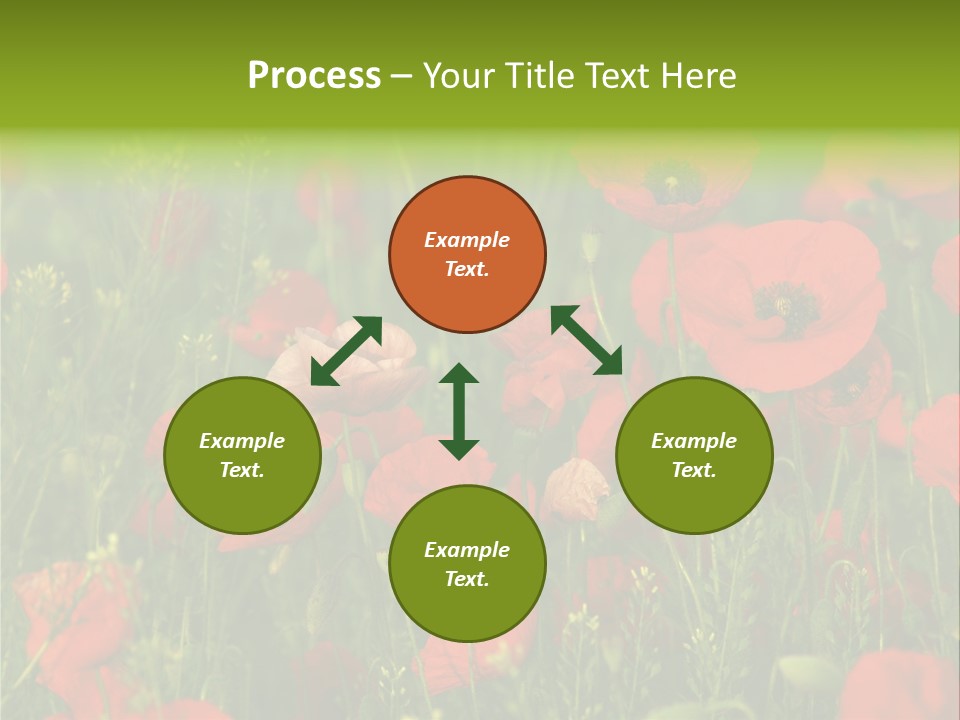 Landscape Sunrise Grass PowerPoint Template