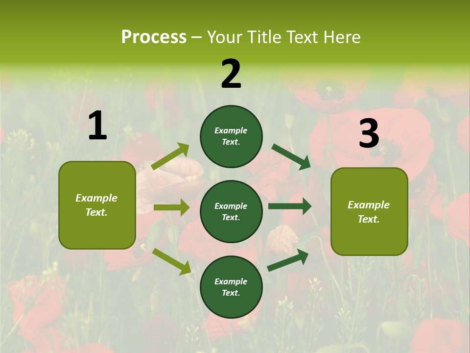 Landscape Sunrise Grass PowerPoint Template
