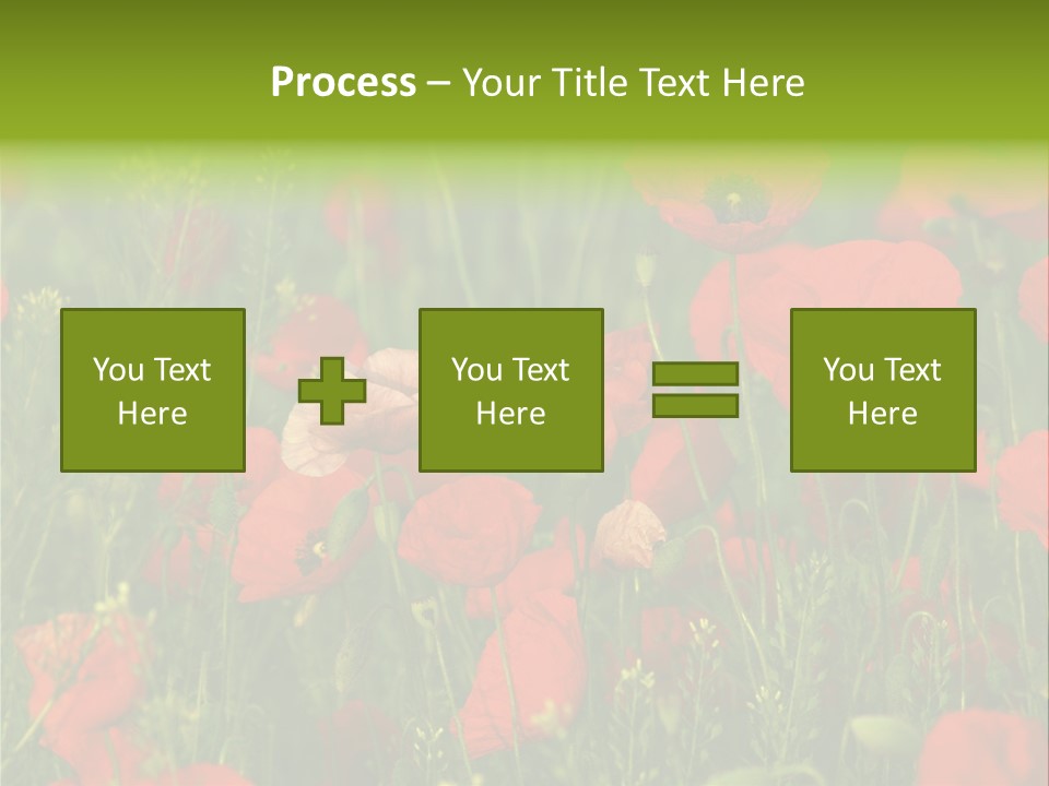 Landscape Sunrise Grass PowerPoint Template