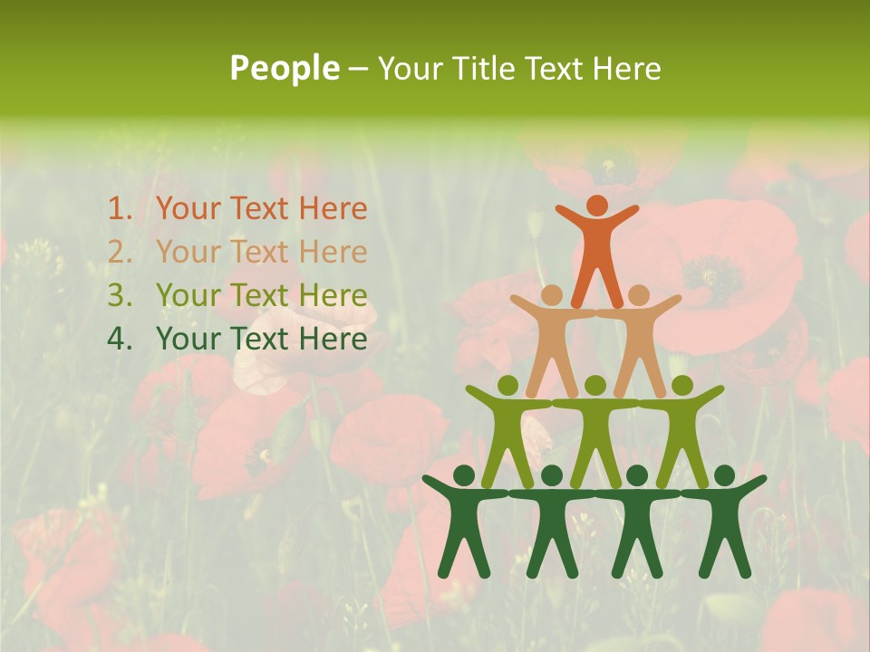 Landscape Sunrise Grass PowerPoint Template