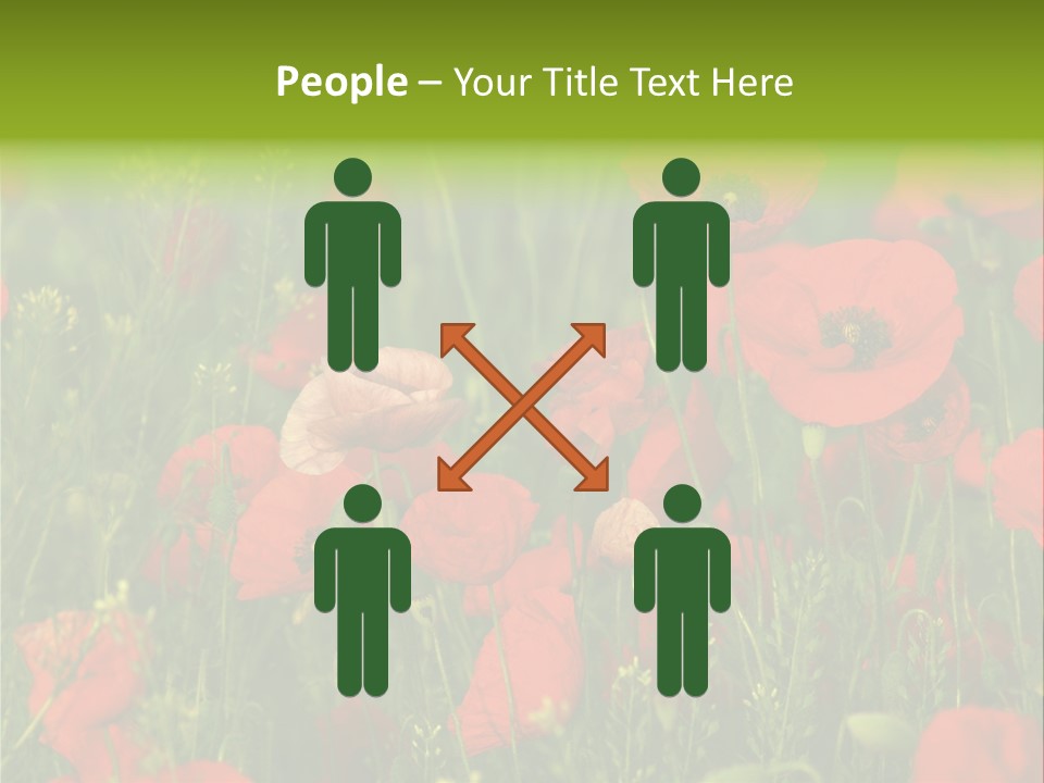 Landscape Sunrise Grass PowerPoint Template