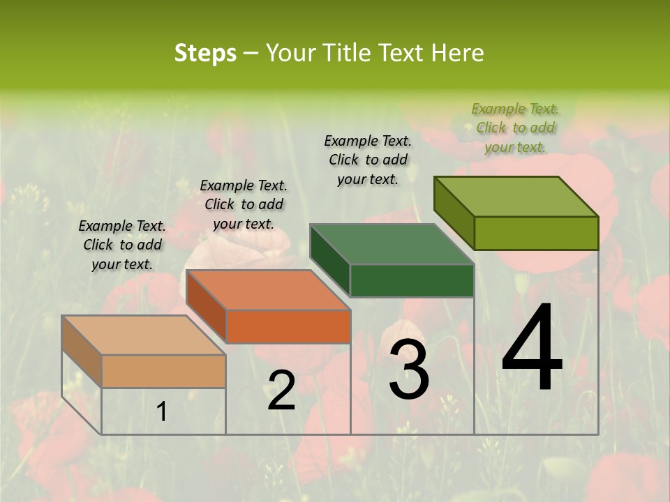 Landscape Sunrise Grass PowerPoint Template