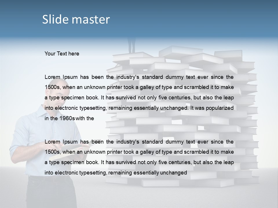 Active Success Illustration PowerPoint Template