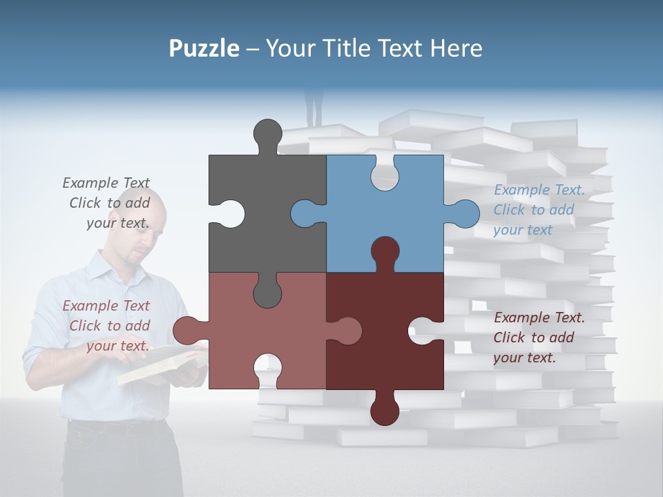 Active Success Illustration PowerPoint Template