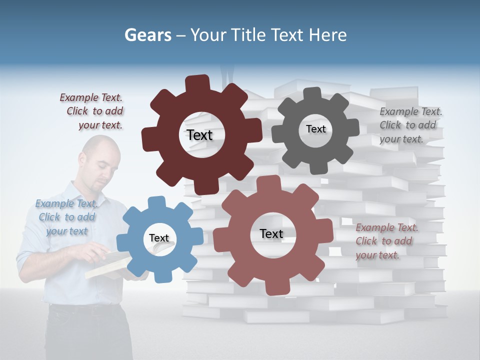 Active Success Illustration PowerPoint Template