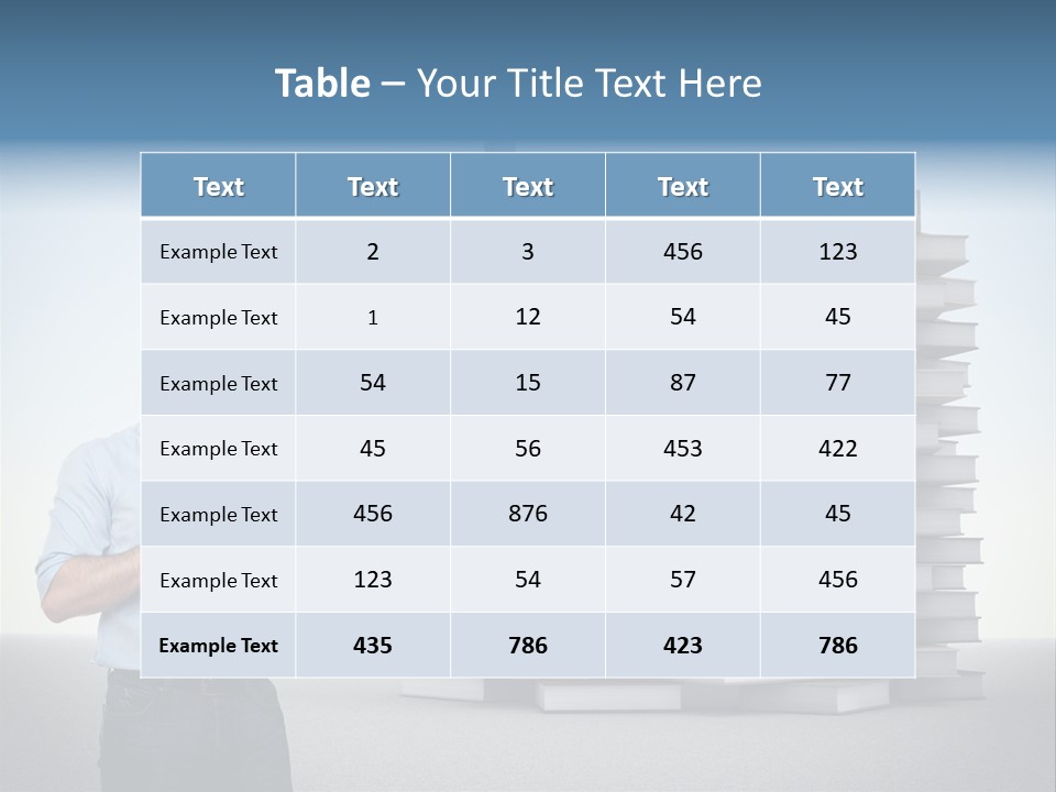 Active Success Illustration PowerPoint Template