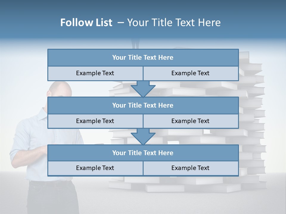 Active Success Illustration PowerPoint Template