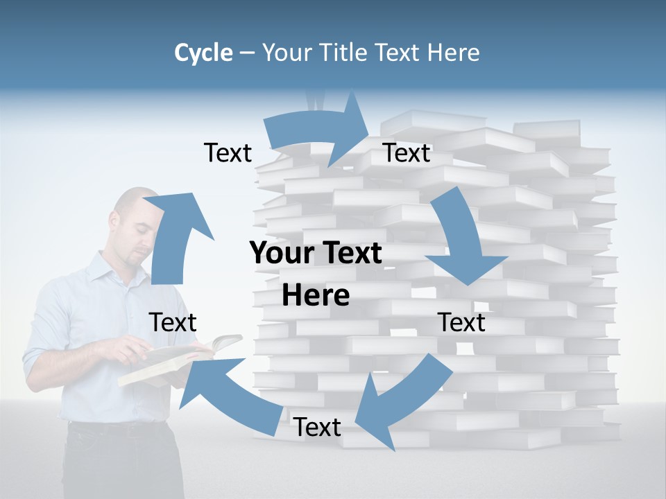Active Success Illustration PowerPoint Template