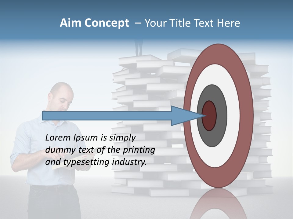 Active Success Illustration PowerPoint Template