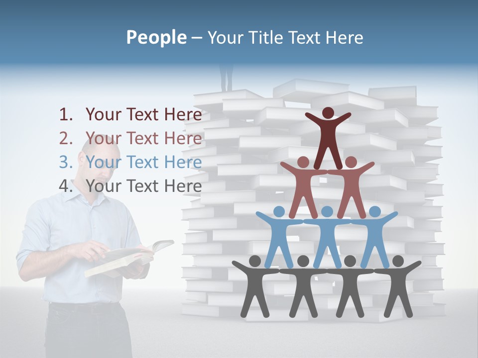 Active Success Illustration PowerPoint Template