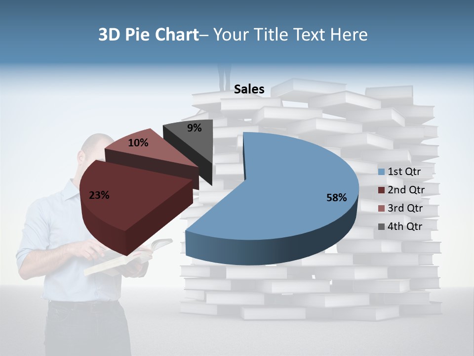 Active Success Illustration PowerPoint Template