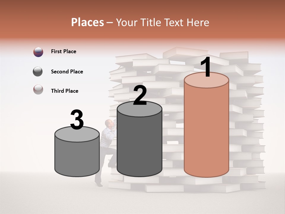 Stair Study Reading PowerPoint Template