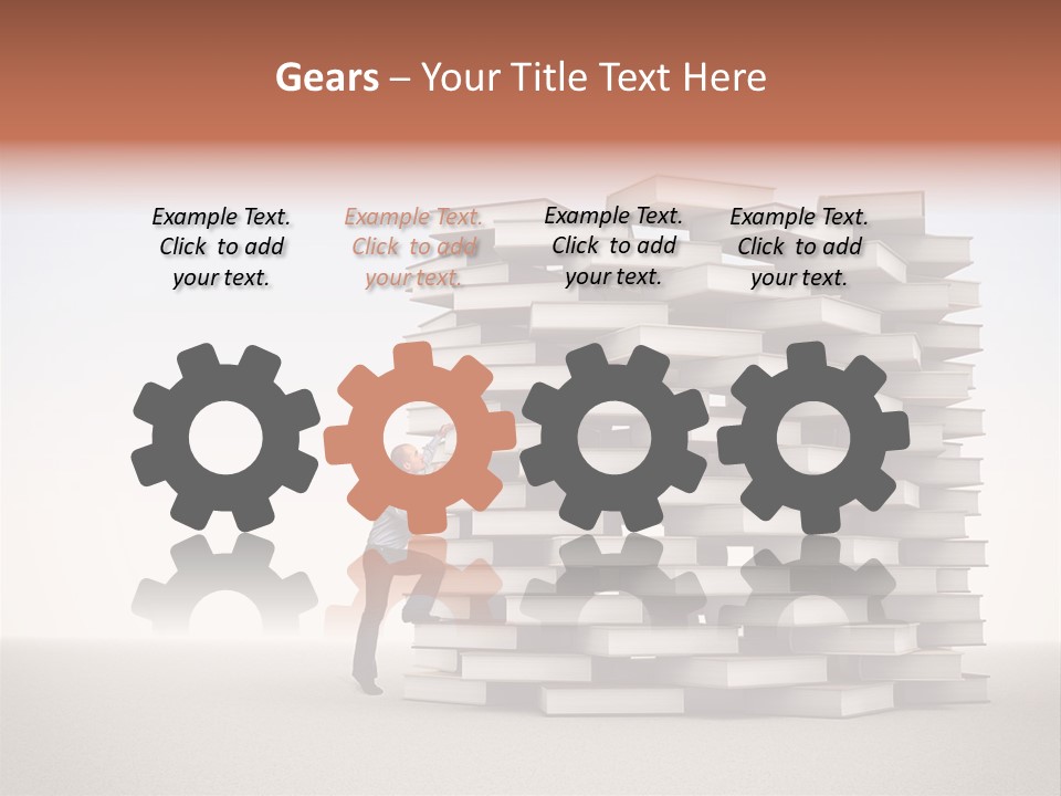 Stair Study Reading PowerPoint Template