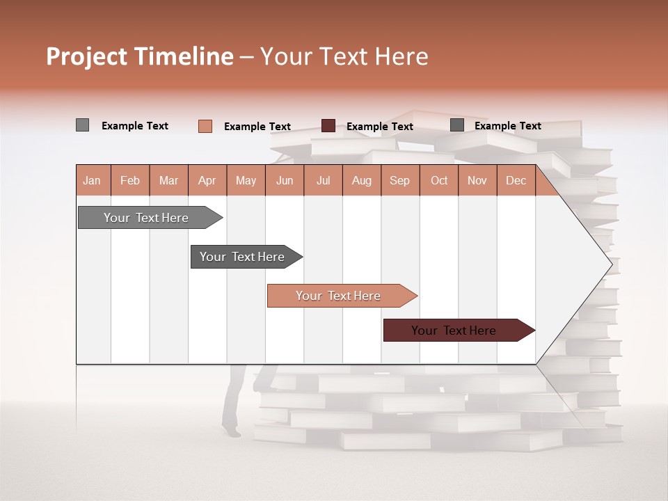 Stair Study Reading PowerPoint Template
