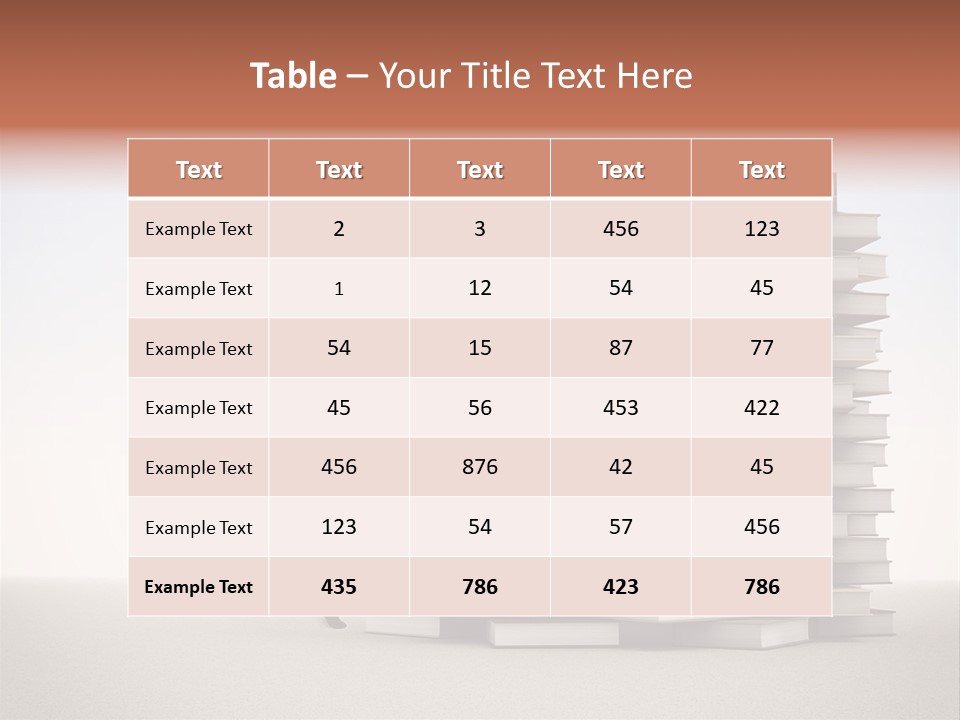 Stair Study Reading PowerPoint Template