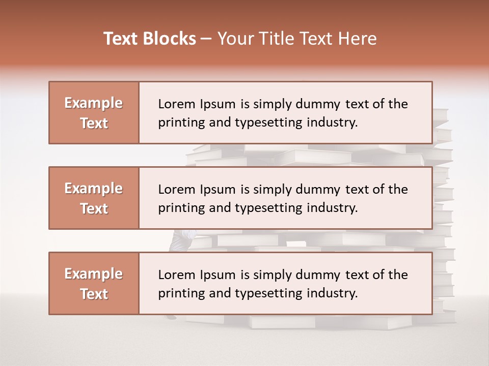 Stair Study Reading PowerPoint Template