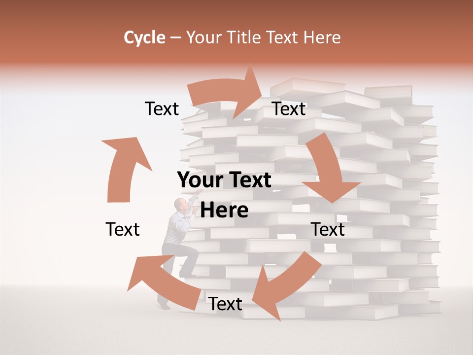 Stair Study Reading PowerPoint Template